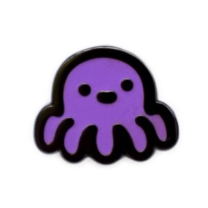 Purple Octopus Mini Pin