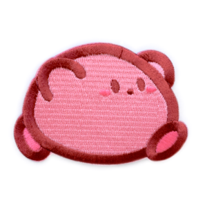 Kirby Running Iron-On Patch