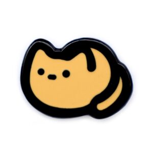 Orange Loaf Cat Mini Pin