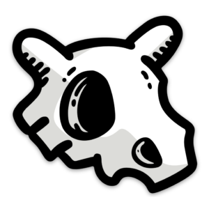 Cubone Vinyl Sticker