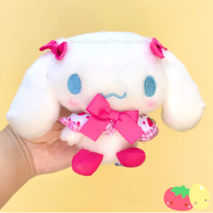 Cinnamoroll Strawberry Dress Plush Keychain